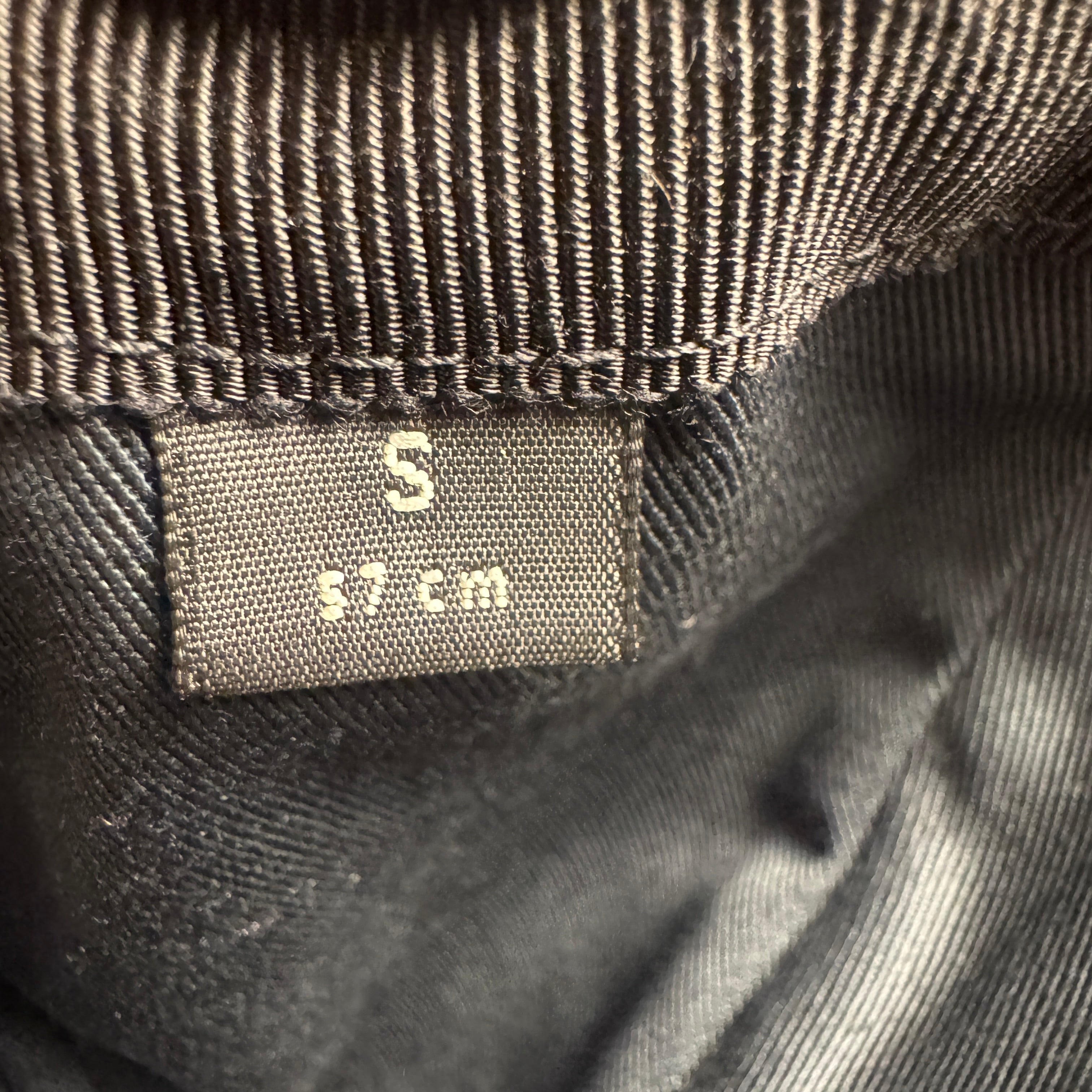 Gucci Small GG Embroidery Black Cap (S)