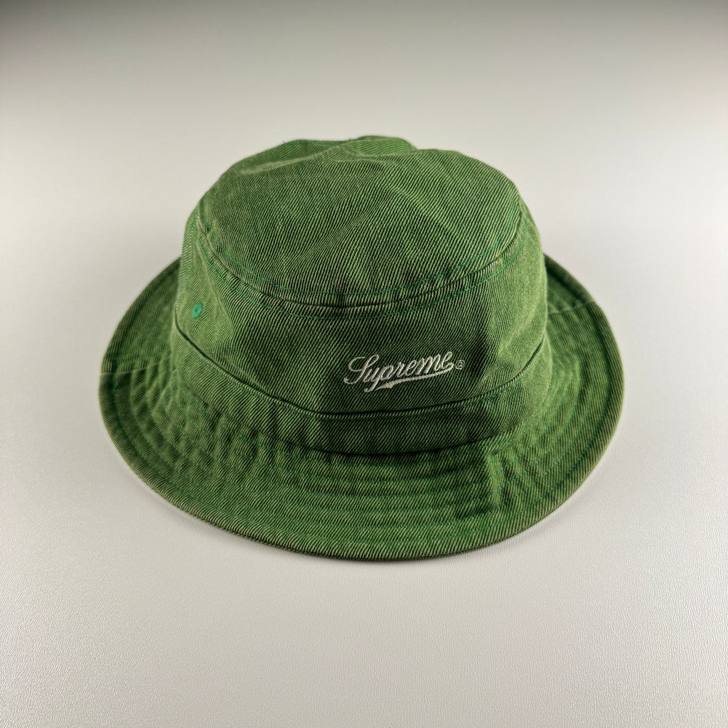Supreme Twill Crusher Green Bucket Hat (S/M)