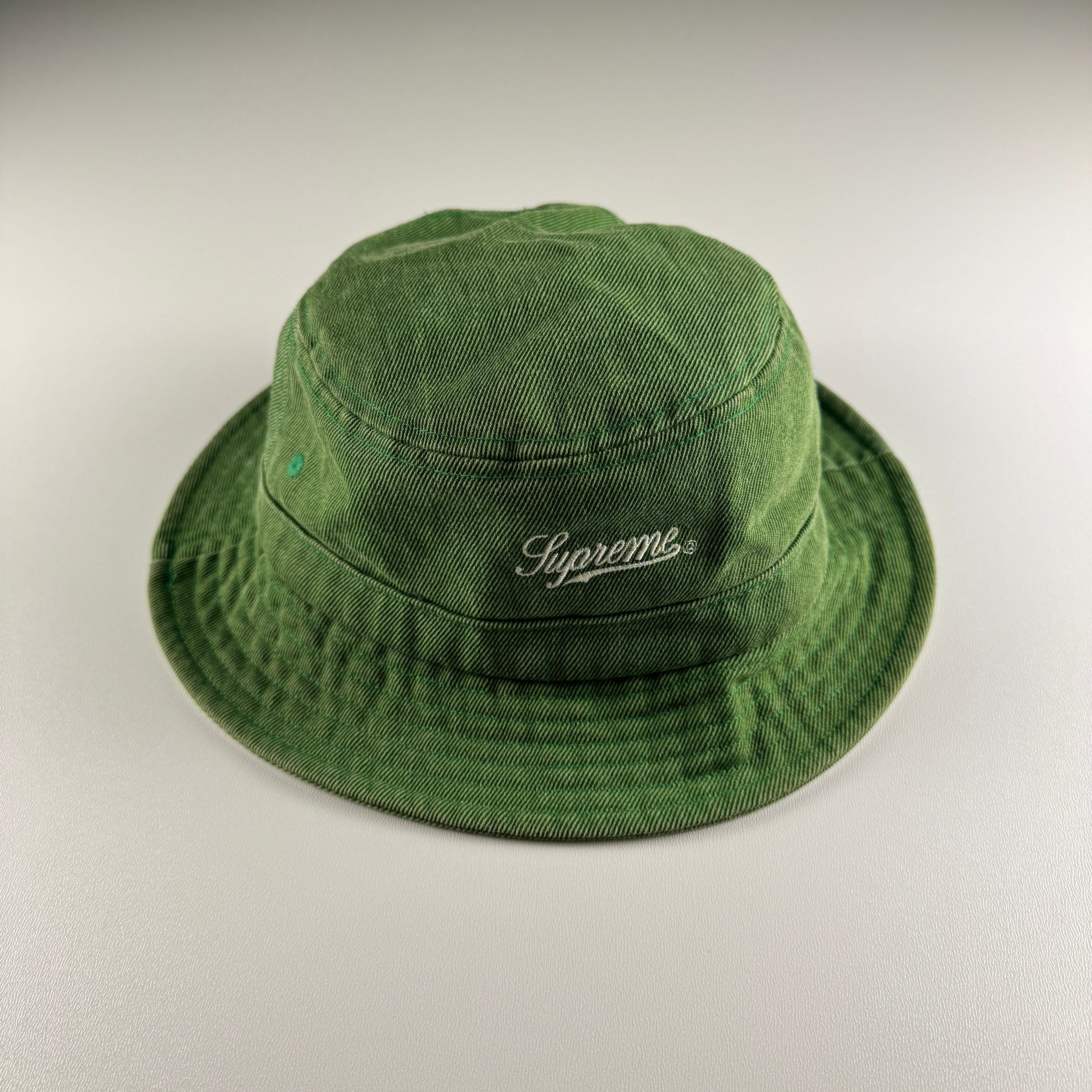 Supreme Twill Crusher Green Bucket Hat (S/M)