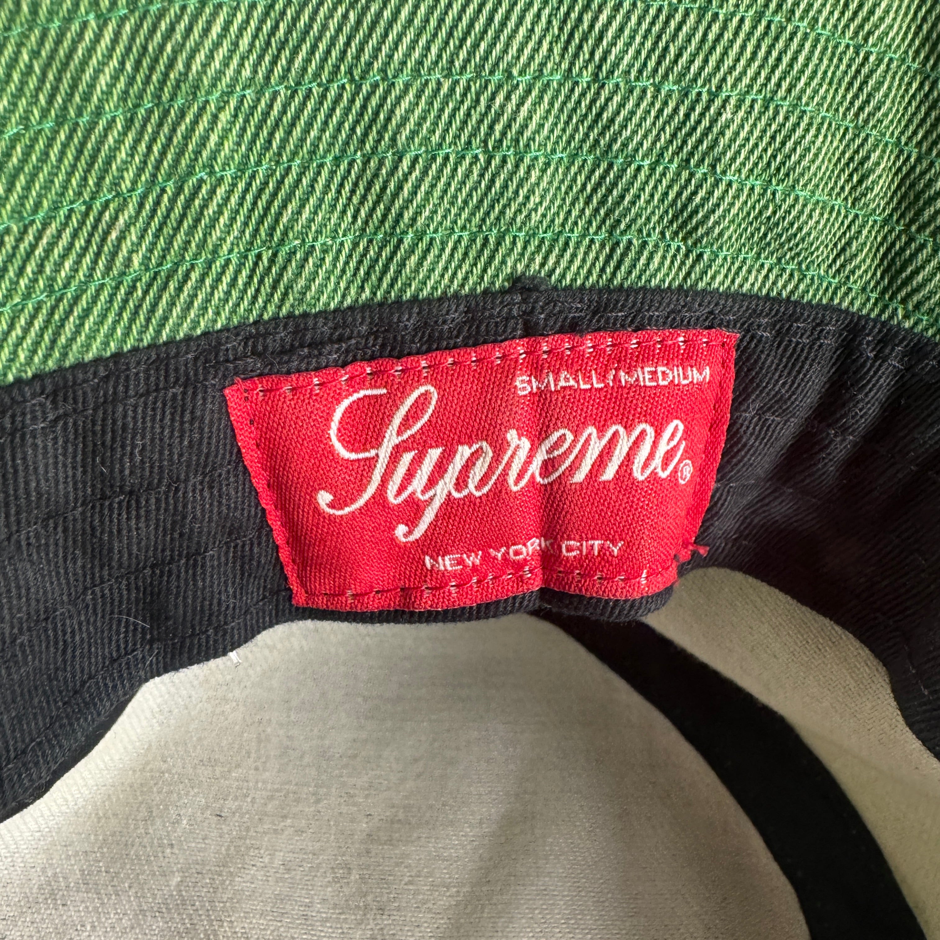 Supreme Twill Crusher Green Bucket Hat (S/M)
