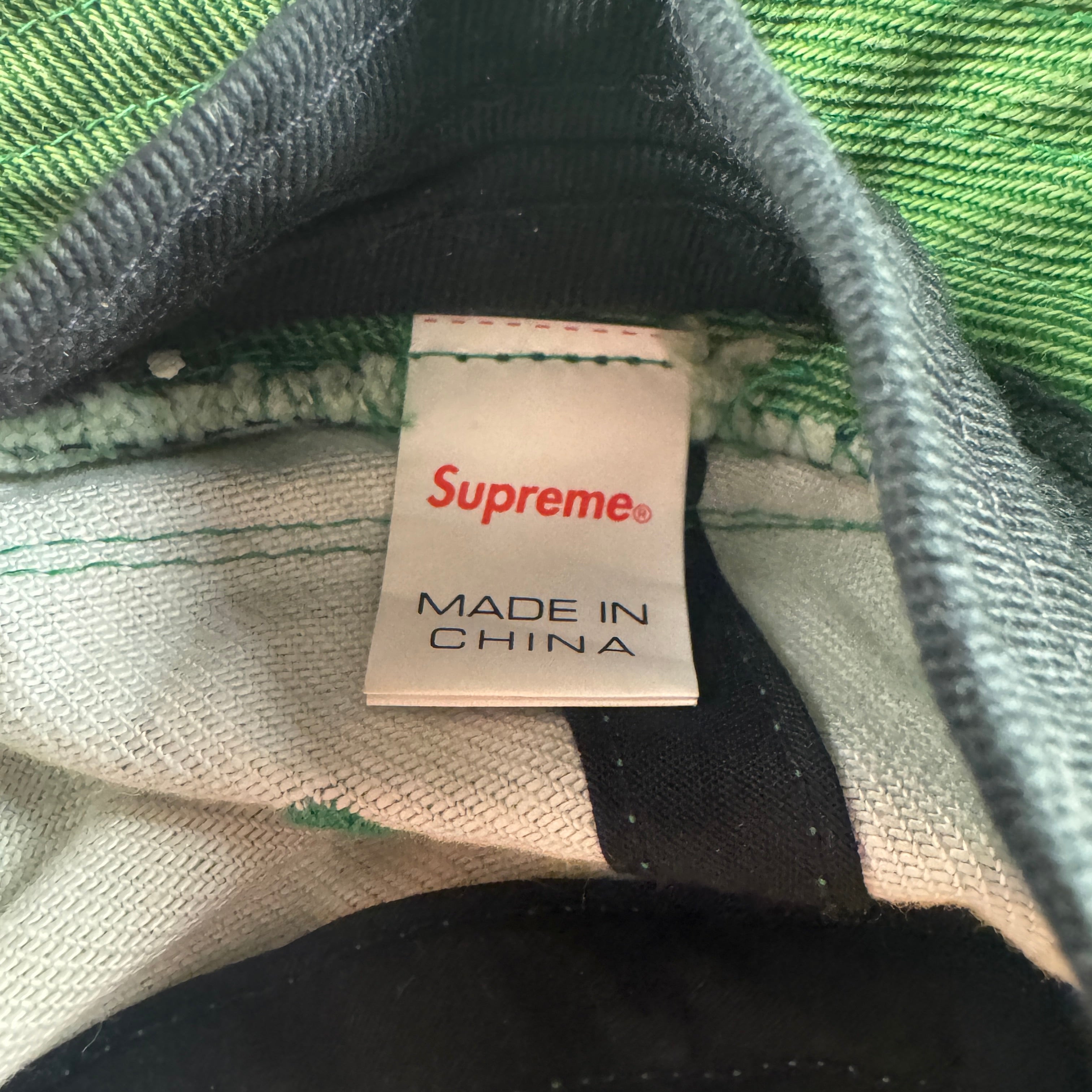 Supreme Twill Crusher Green Bucket Hat (S/M)