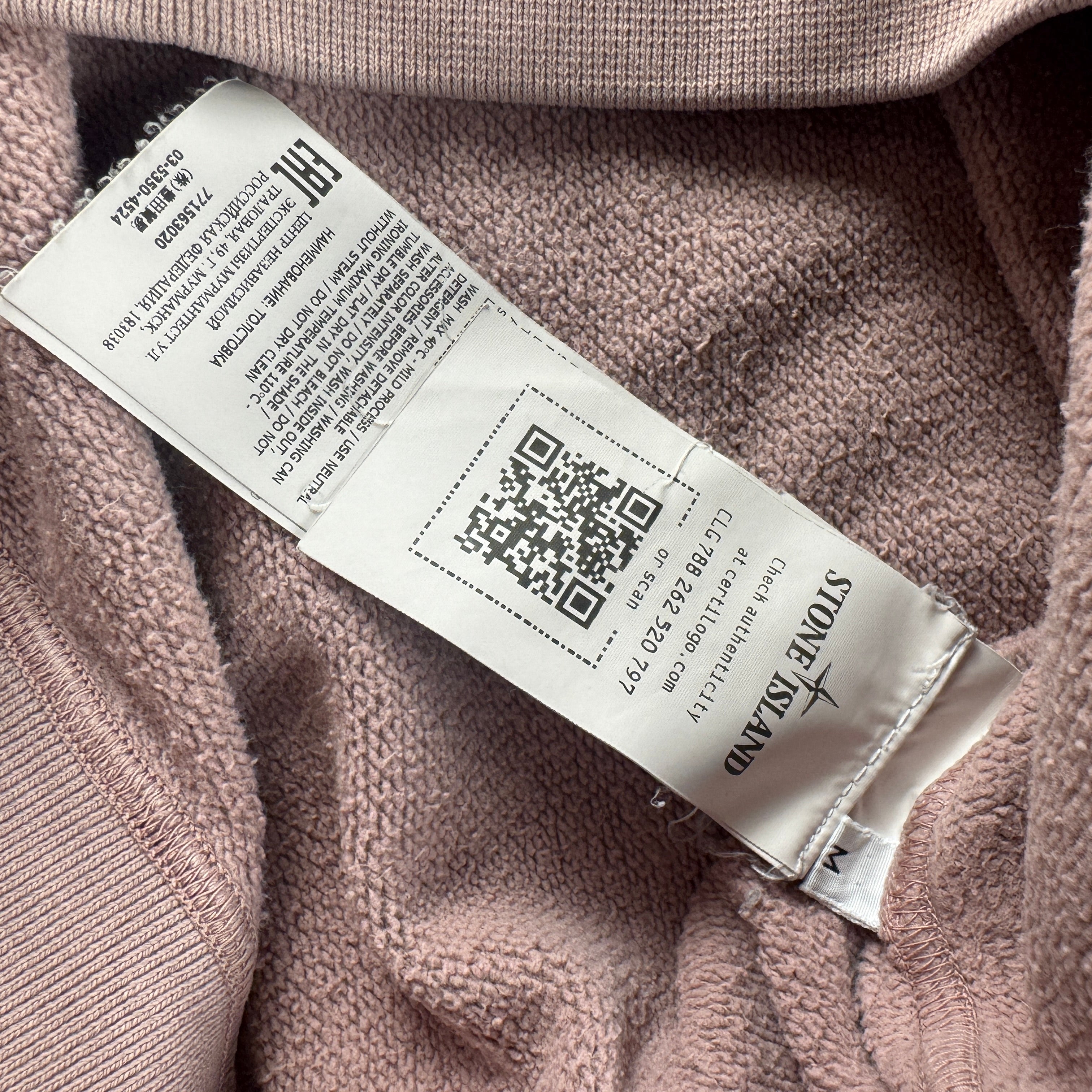 Stone Island Pink Sweater (M)
