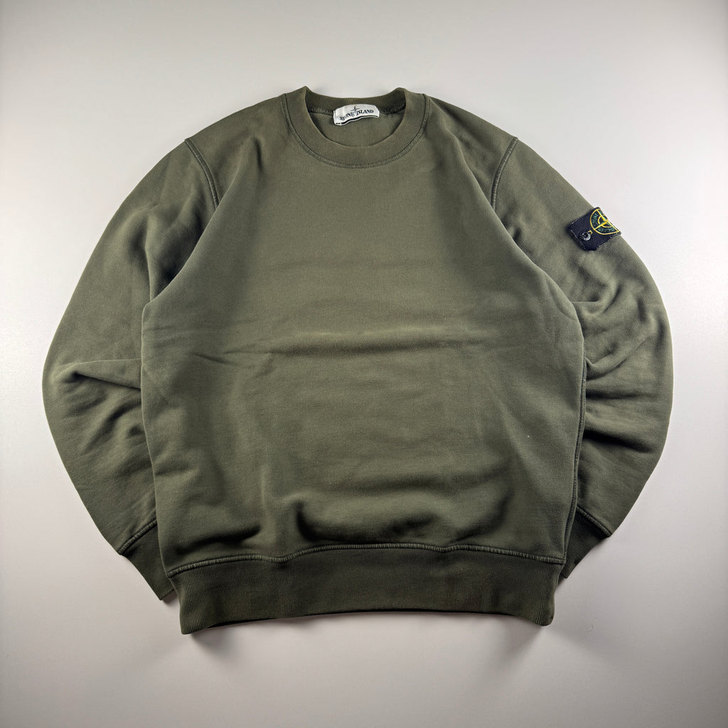 Stone Island Olive Heavy Sweater (S)
