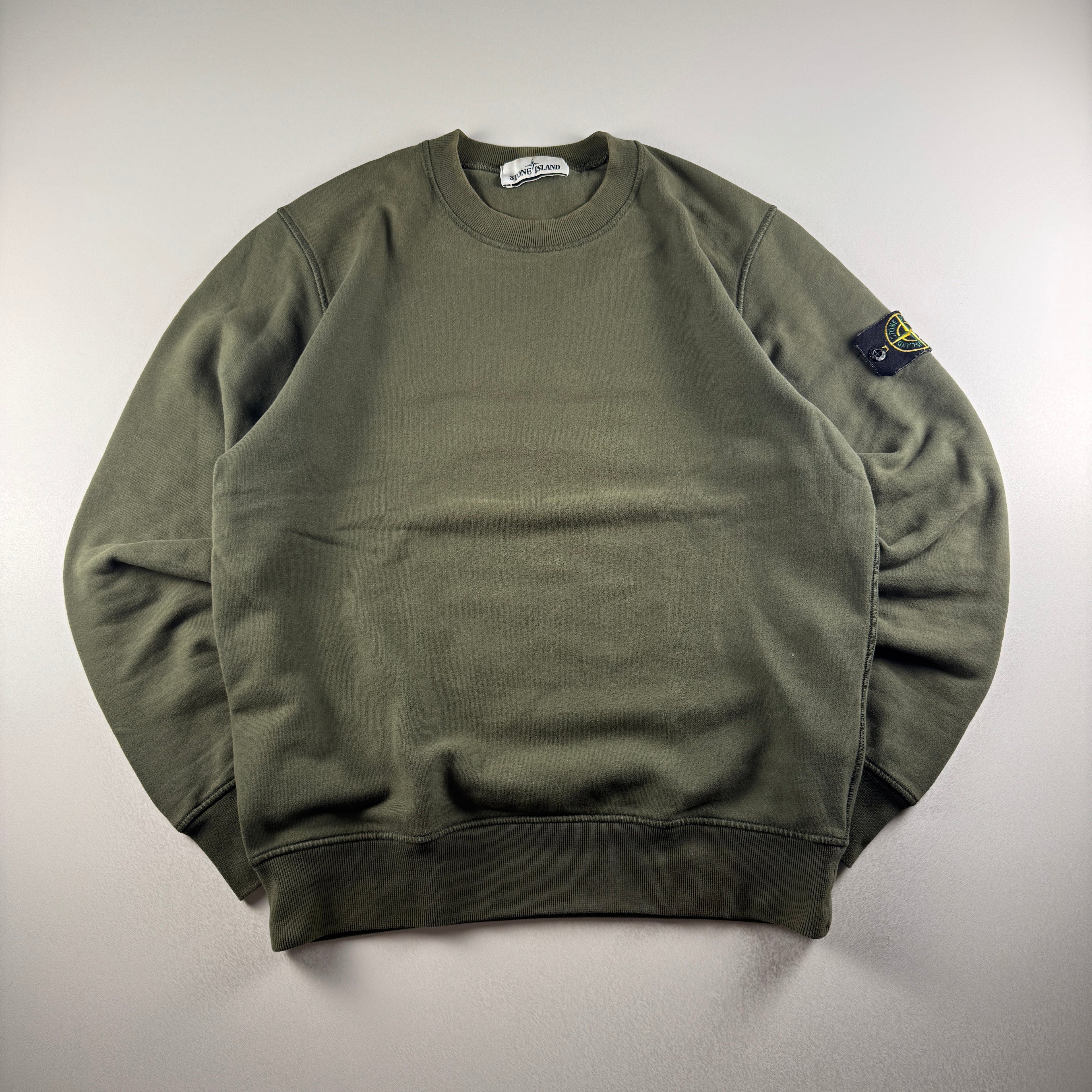 Stone Island Olive Heavy Sweater (S)