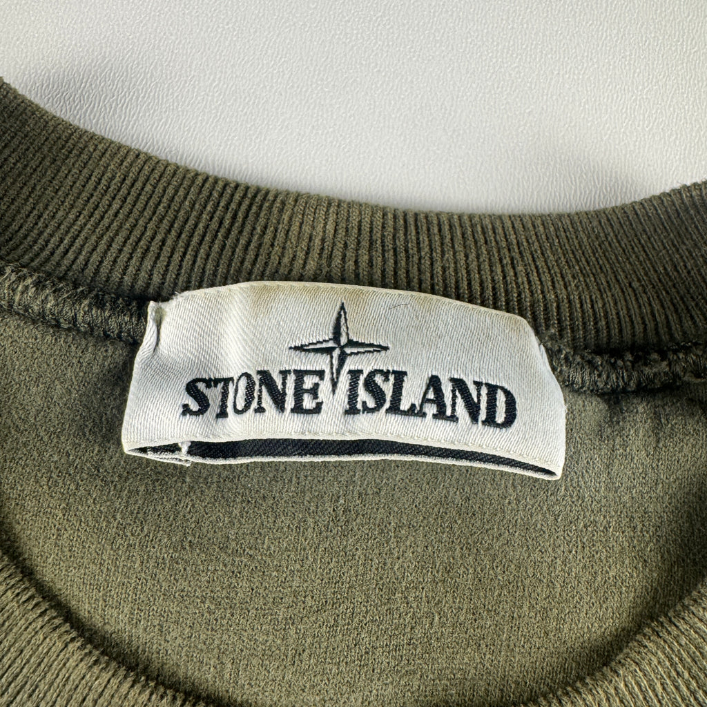 Stone Island Olive Heavy Sweater (S)