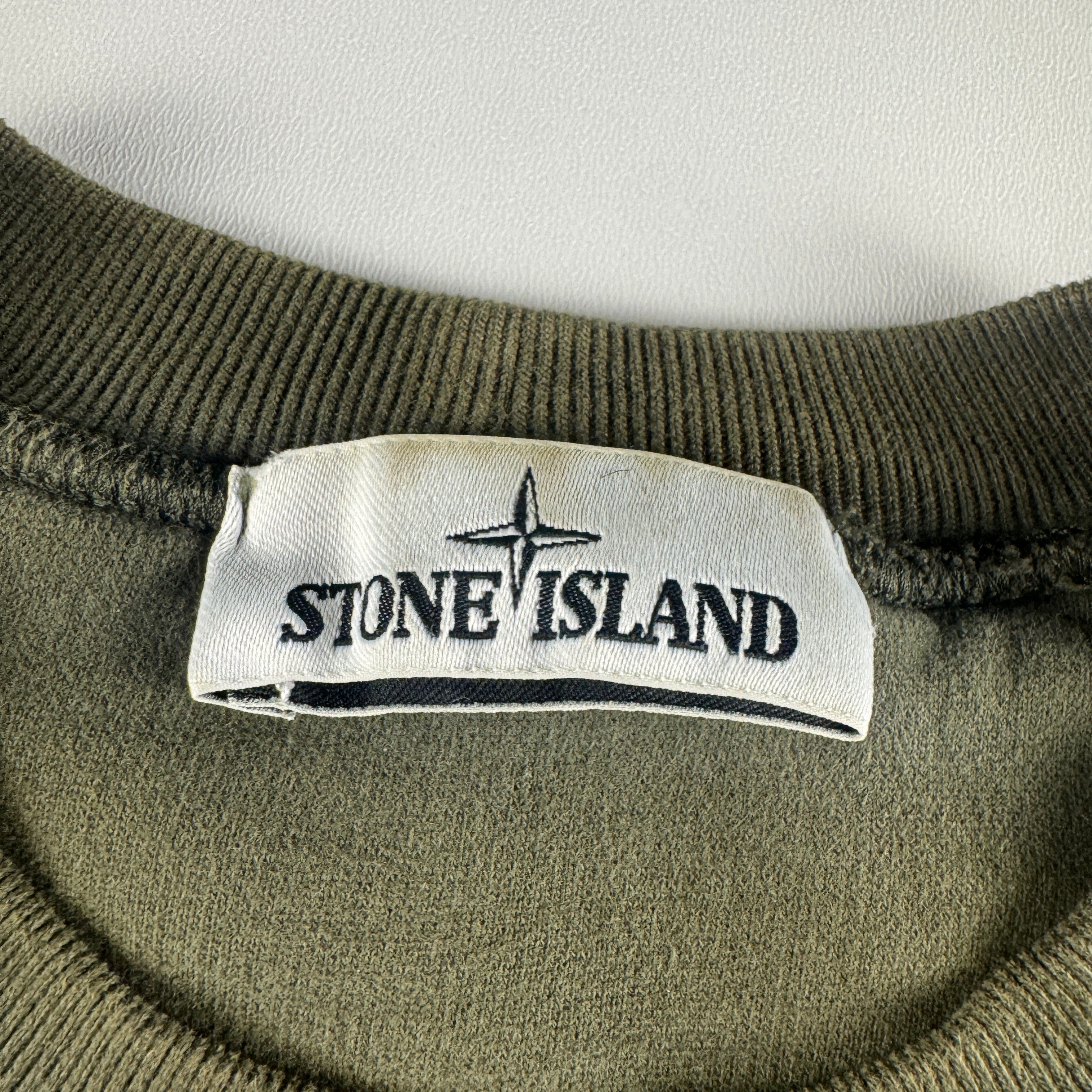 Stone Island Olive Heavy Sweater (S)