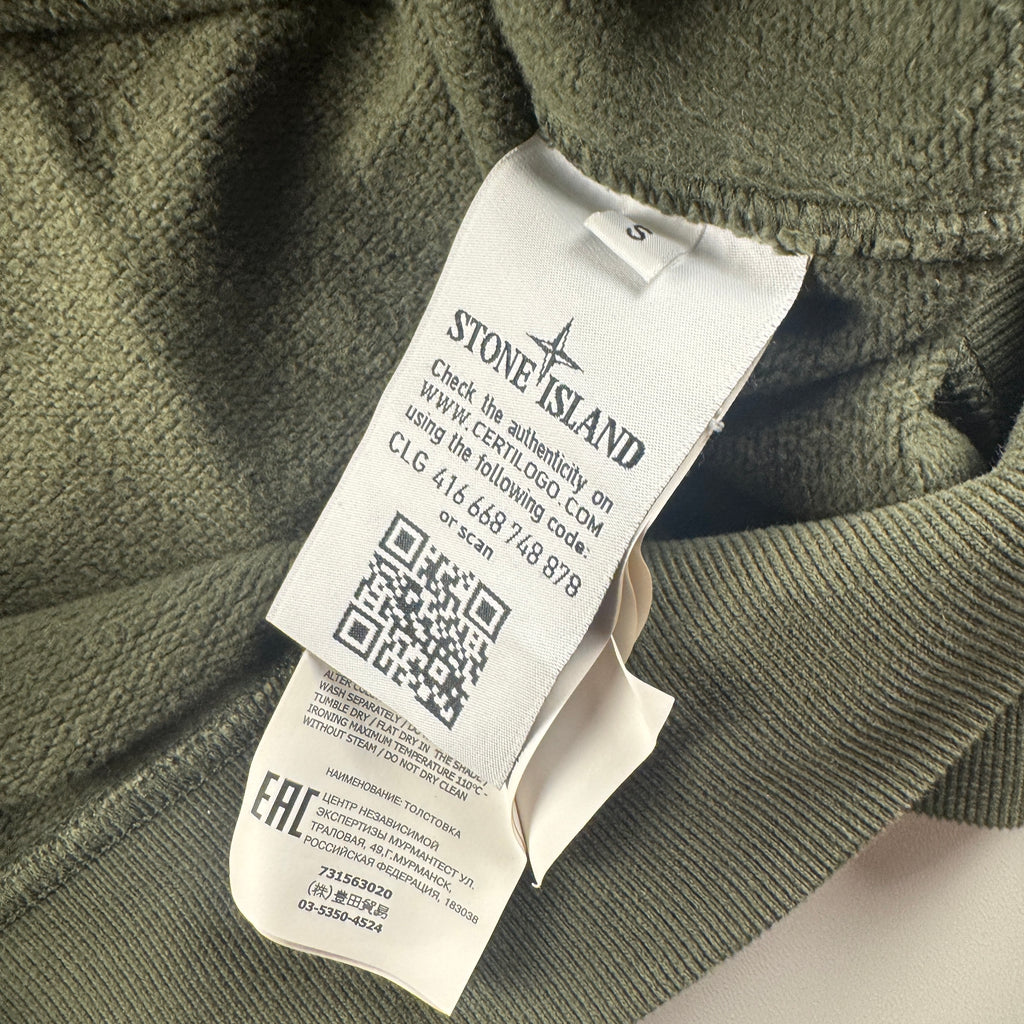 Stone Island Olive Heavy Sweater (S)