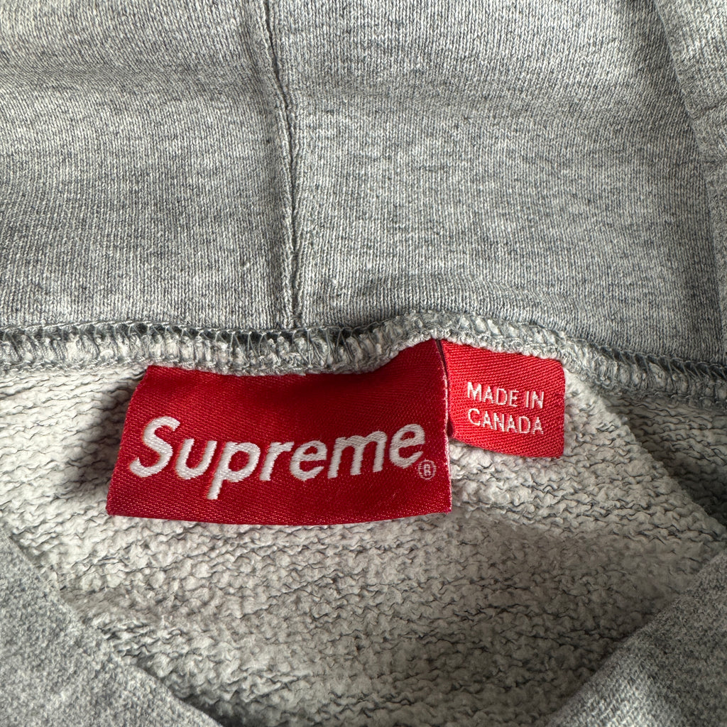 Supreme Digital Logo Grey Hoodie (L)