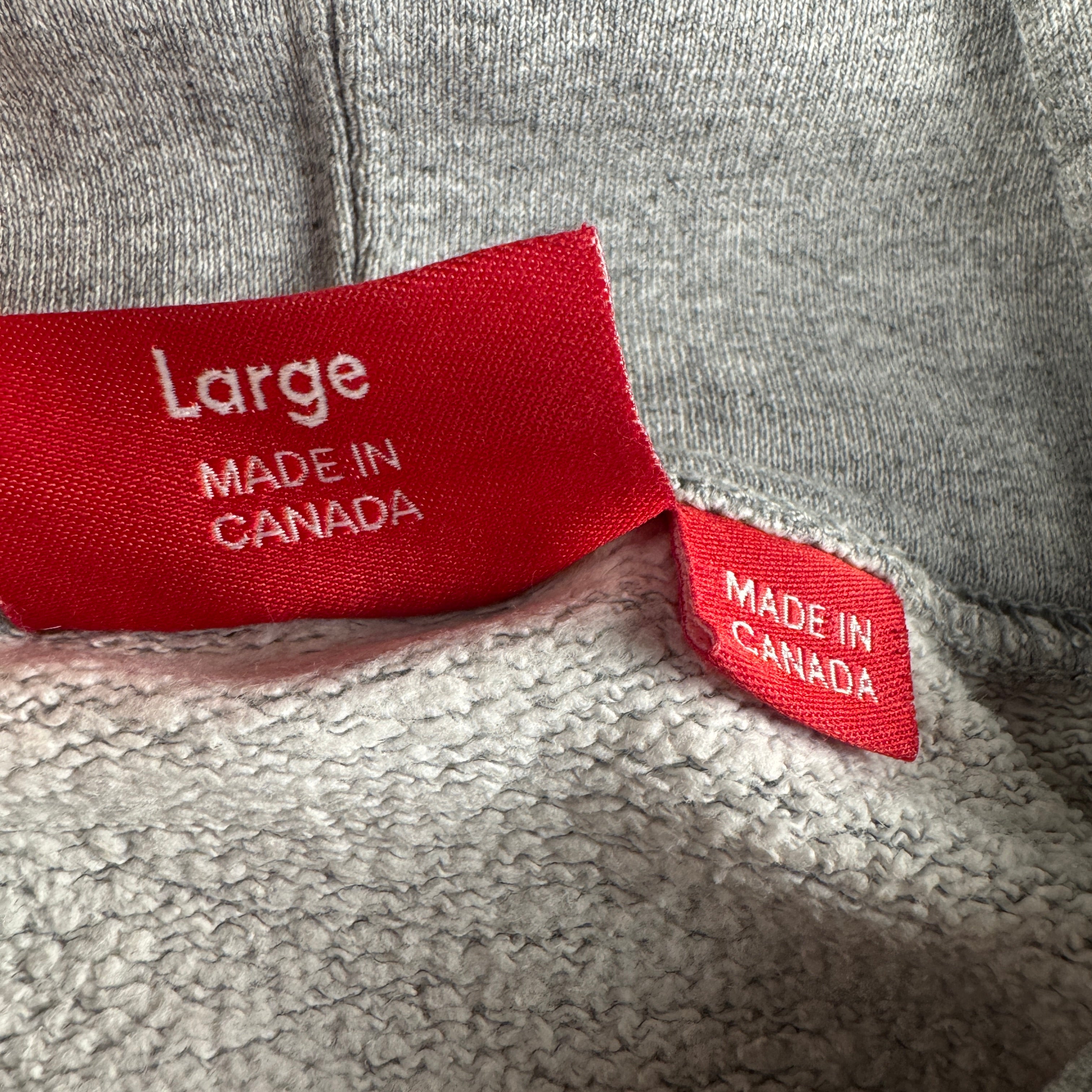 Supreme Digital Logo Grey Hoodie (L)