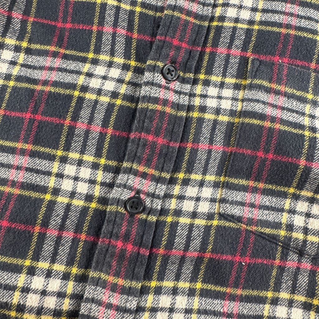 Supreme Check Flannel Button Up Shirt (L)