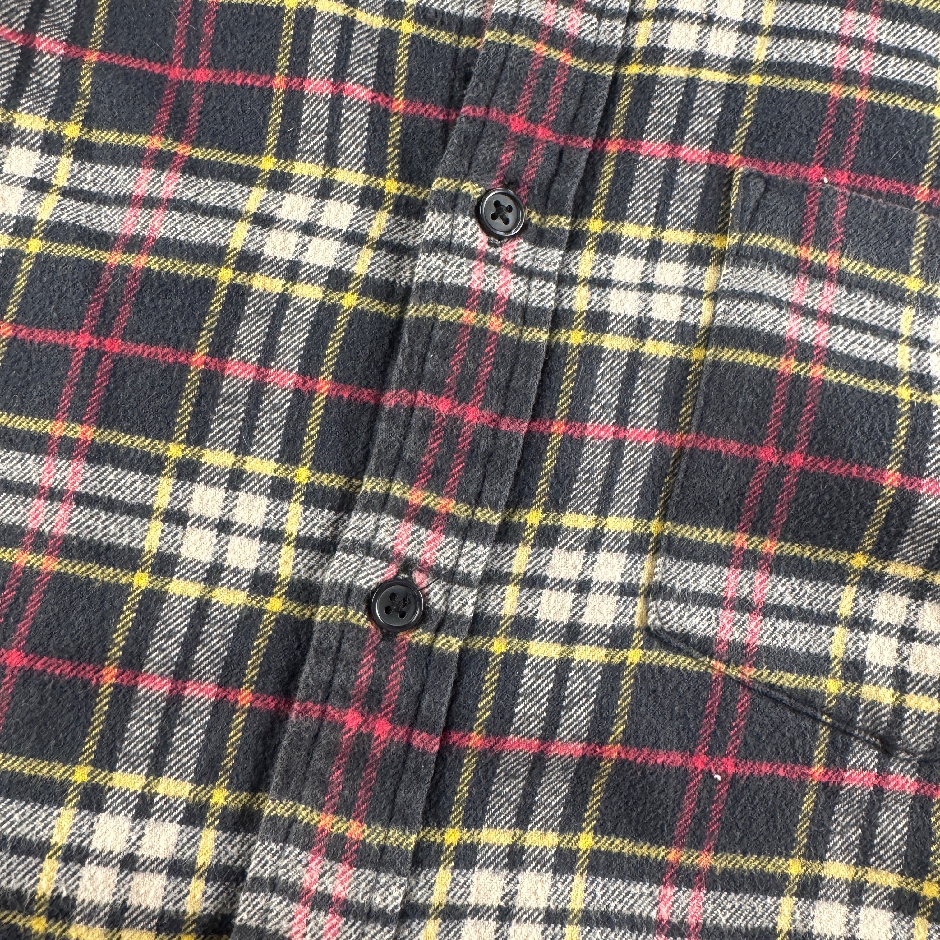 Supreme Check Flannel Button Up Shirt (L)