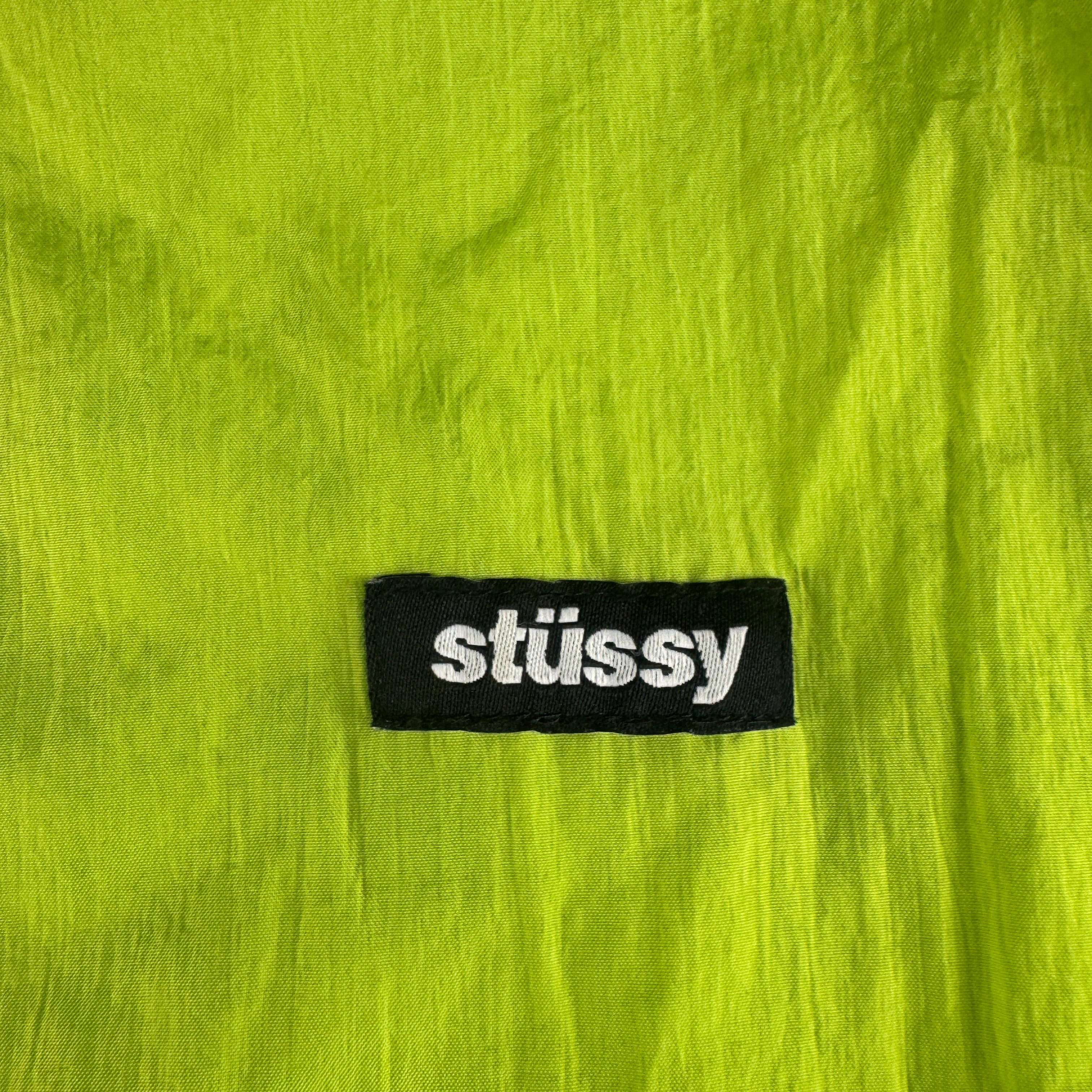 Stussy Nylon Fluo Green Jacket (M)