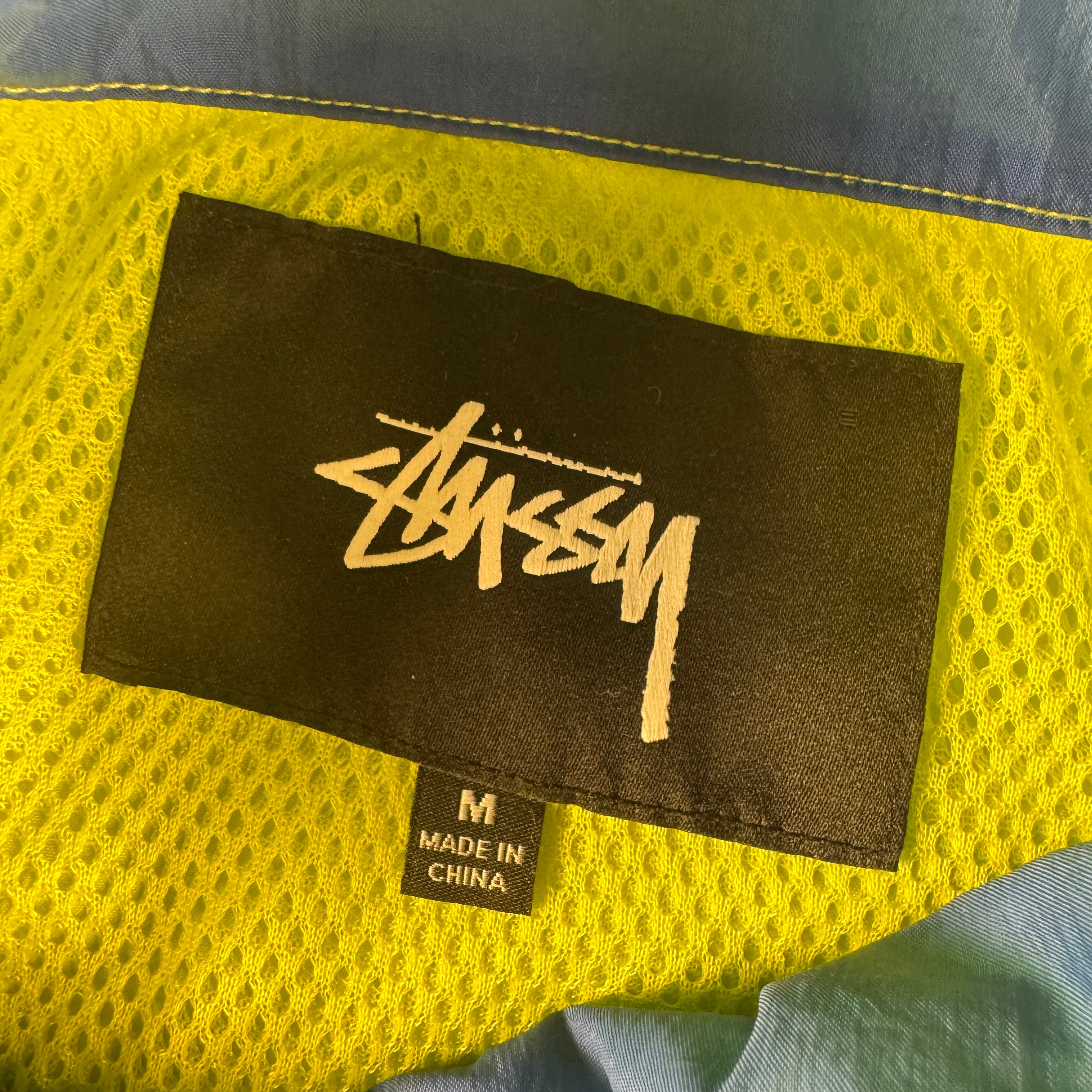 Stussy Nylon Fluo Green Jacket (M)