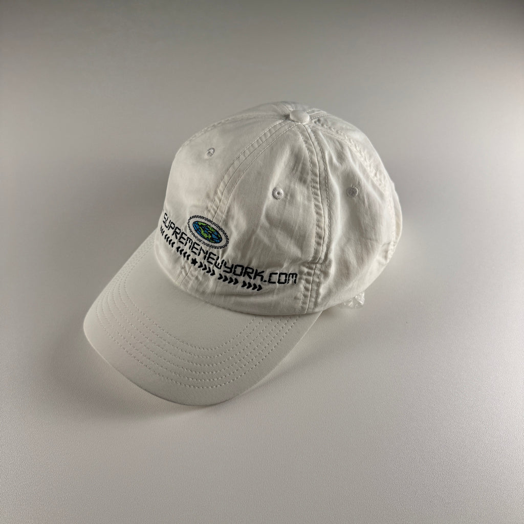 Supreme URL 6 Panel White Cap