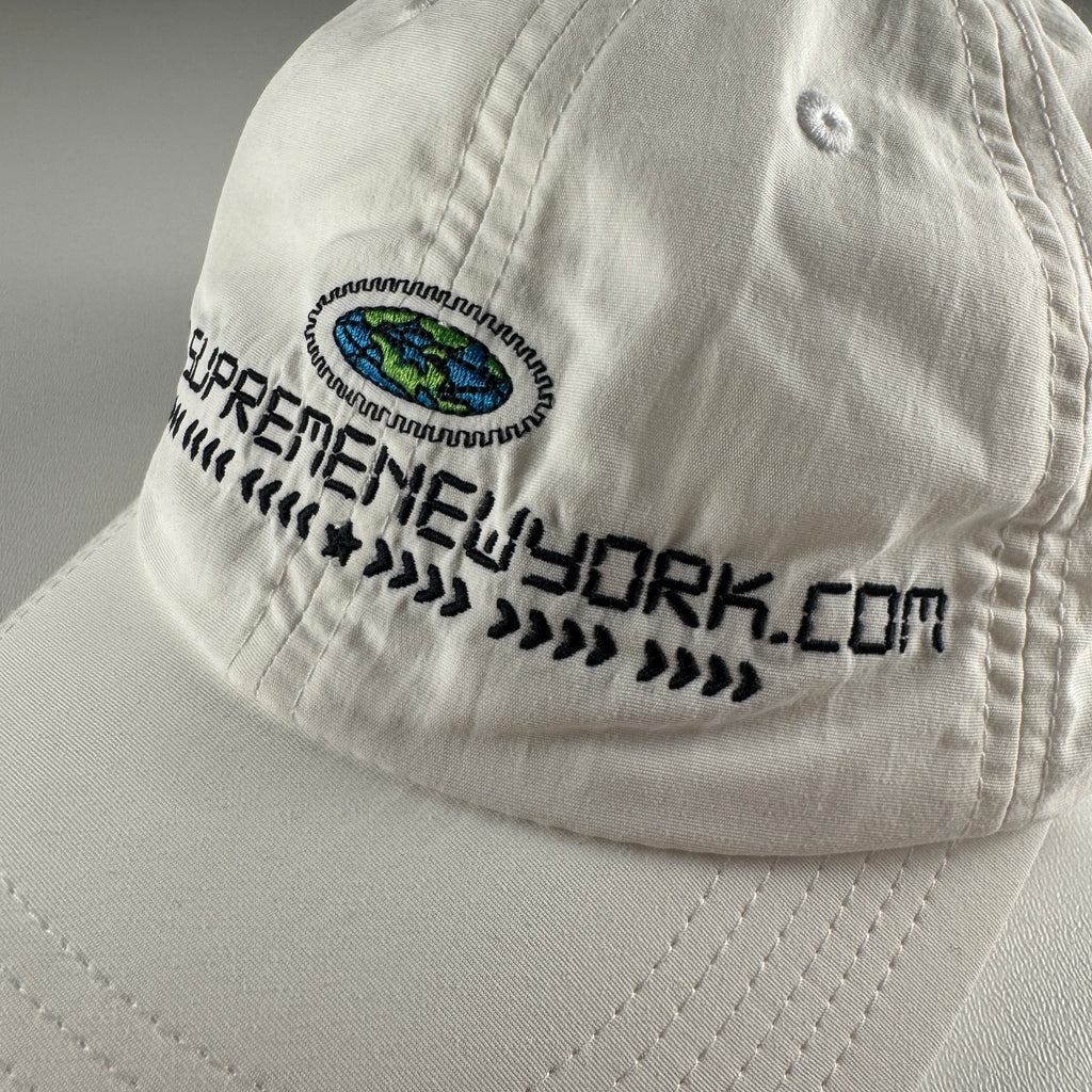Supreme URL 6 Panel White Cap