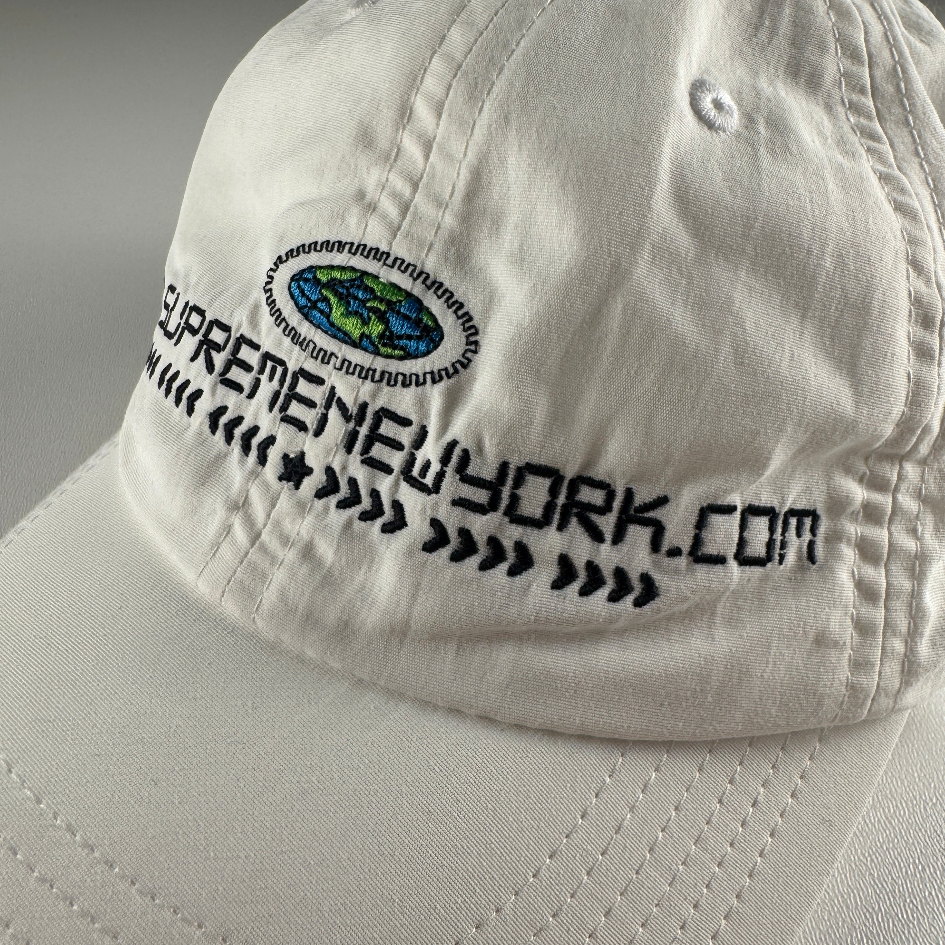 Supreme URL 6 Panel White Cap