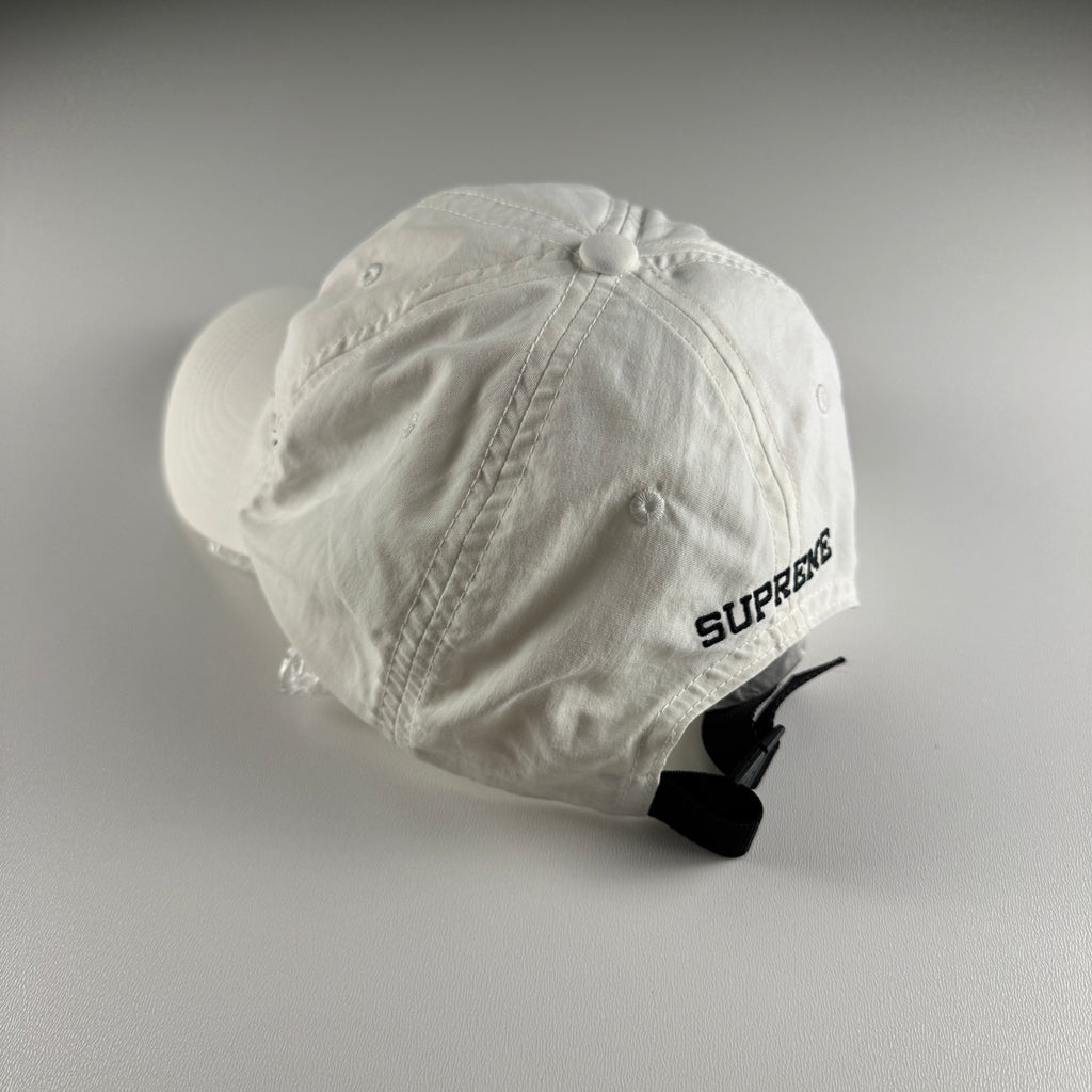 Supreme URL 6 Panel White Cap