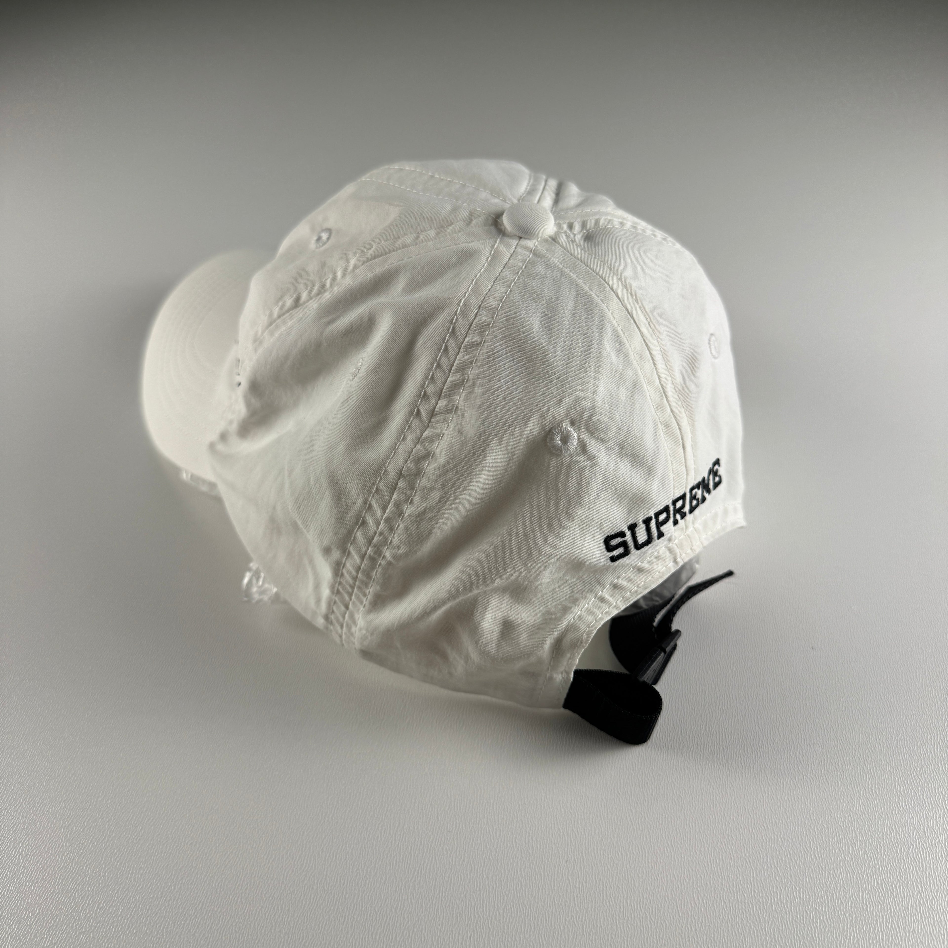 Supreme URL 6 Panel White Cap