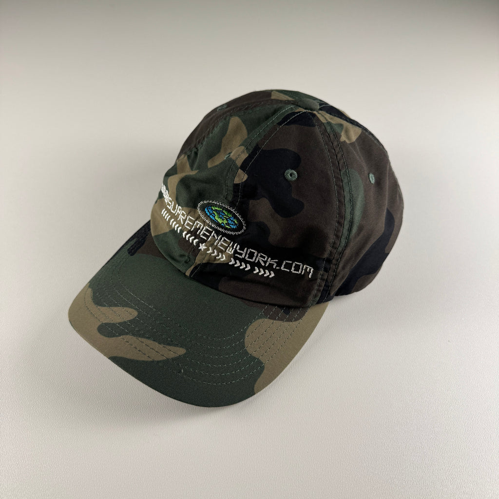 Supreme URL 6-Panel Woodland Camo Cap