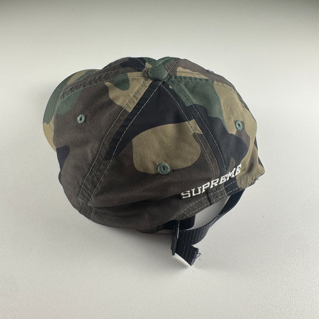 Supreme URL 6-Panel Woodland Camo Cap