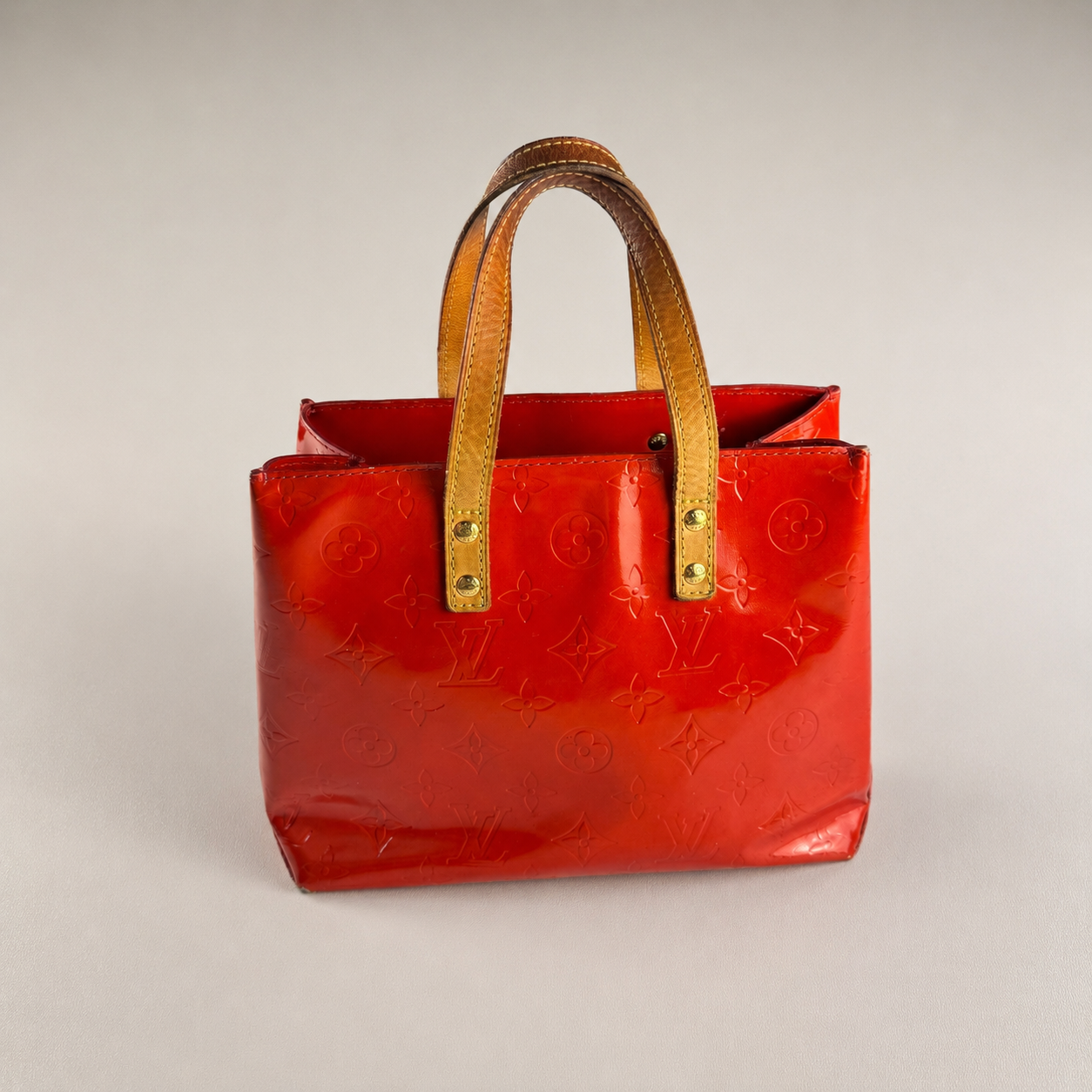 Louis Vuitton Reade PM Red Verni Leather