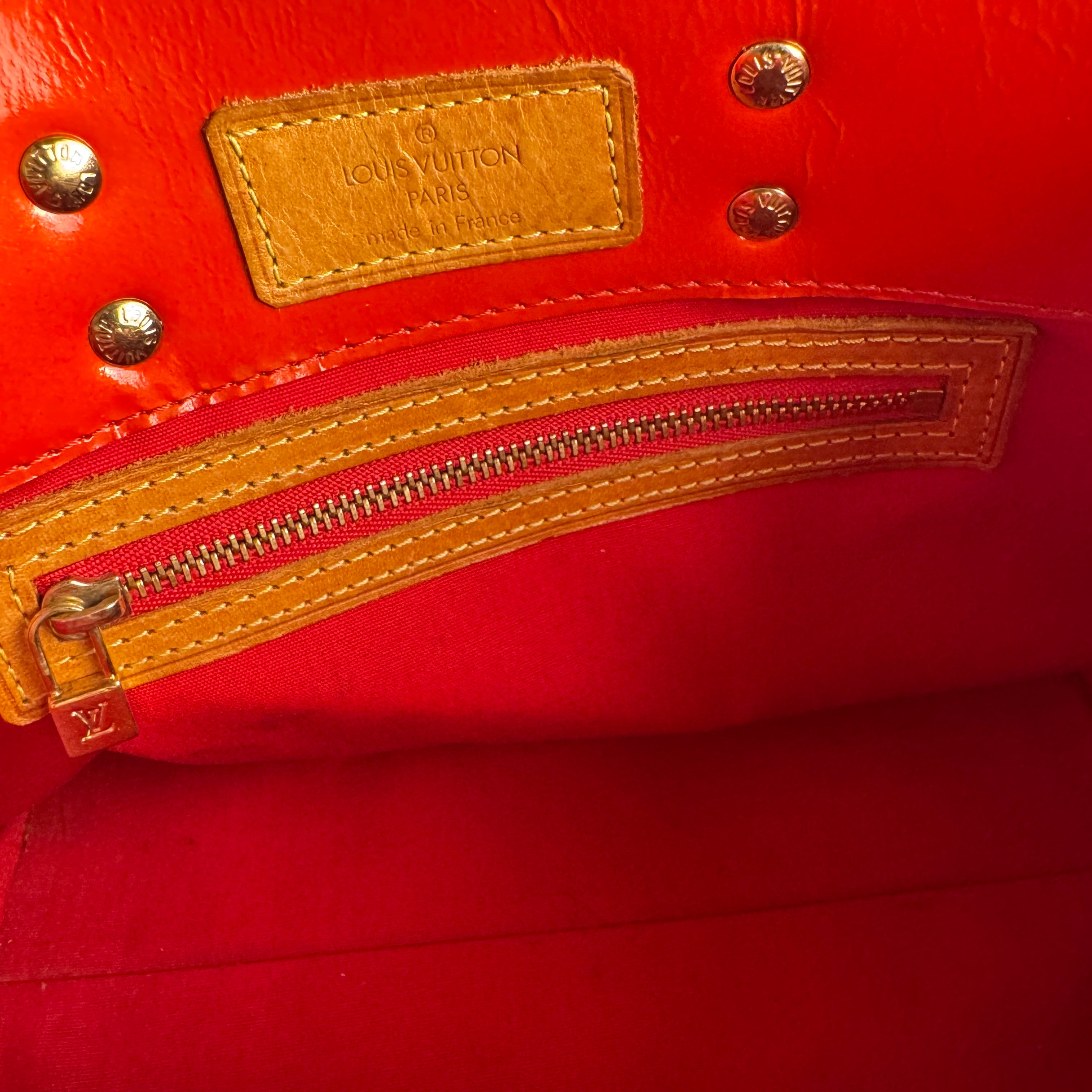 Louis Vuitton Reade PM Red Verni Leather