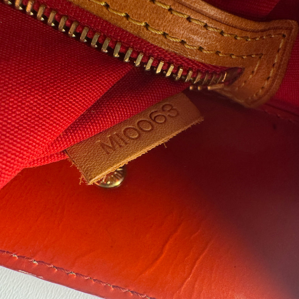 Louis Vuitton Reade PM Red Verni Leather