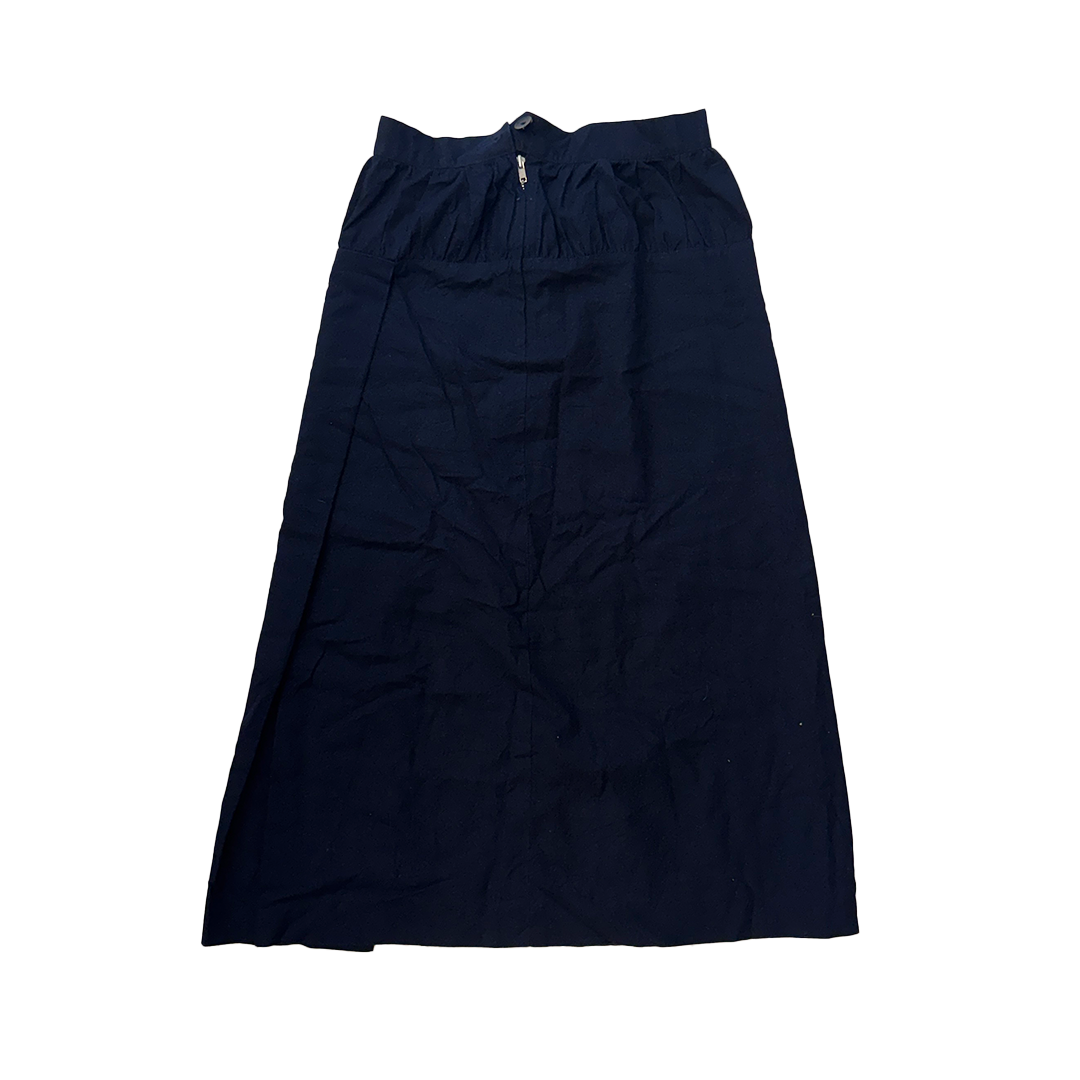 Issey Miyake Vintage Dark Blue Skirt (M)