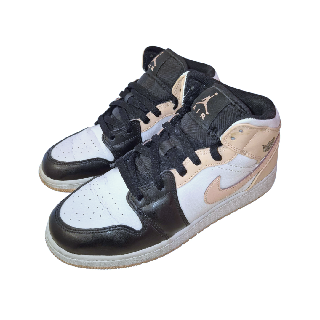 Jordan 1 Mid Crimson Tint (GS)(US6.5Y / EU39) - 7.5/10