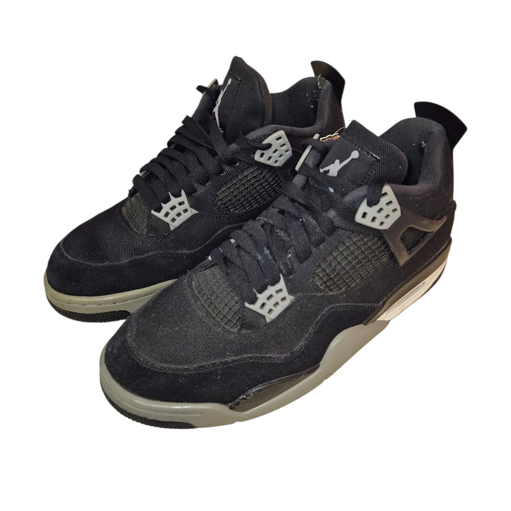 Jordan 4 Black Canvas (US9.5 - EU43) - 8/10