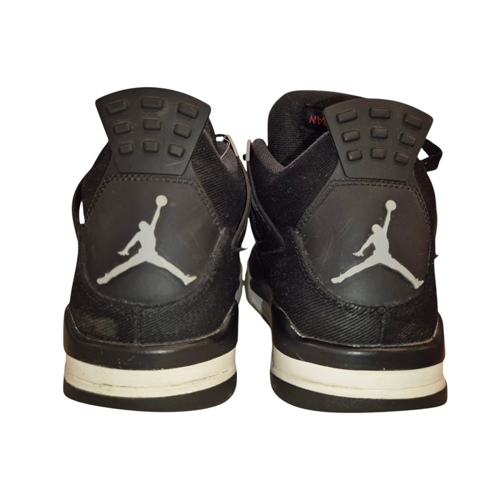 Jordan 4 Black Canvas (US9.5 - EU43) - 8/10