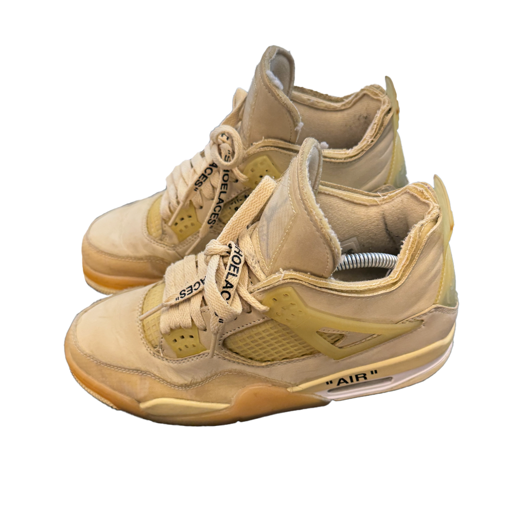 Jordan 4 Off-White Sail (USW7.5 / EU38.5) - 7.5/10