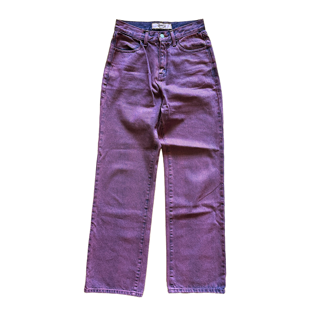 Journal Standard Pink and Blue Denim Pants (S)