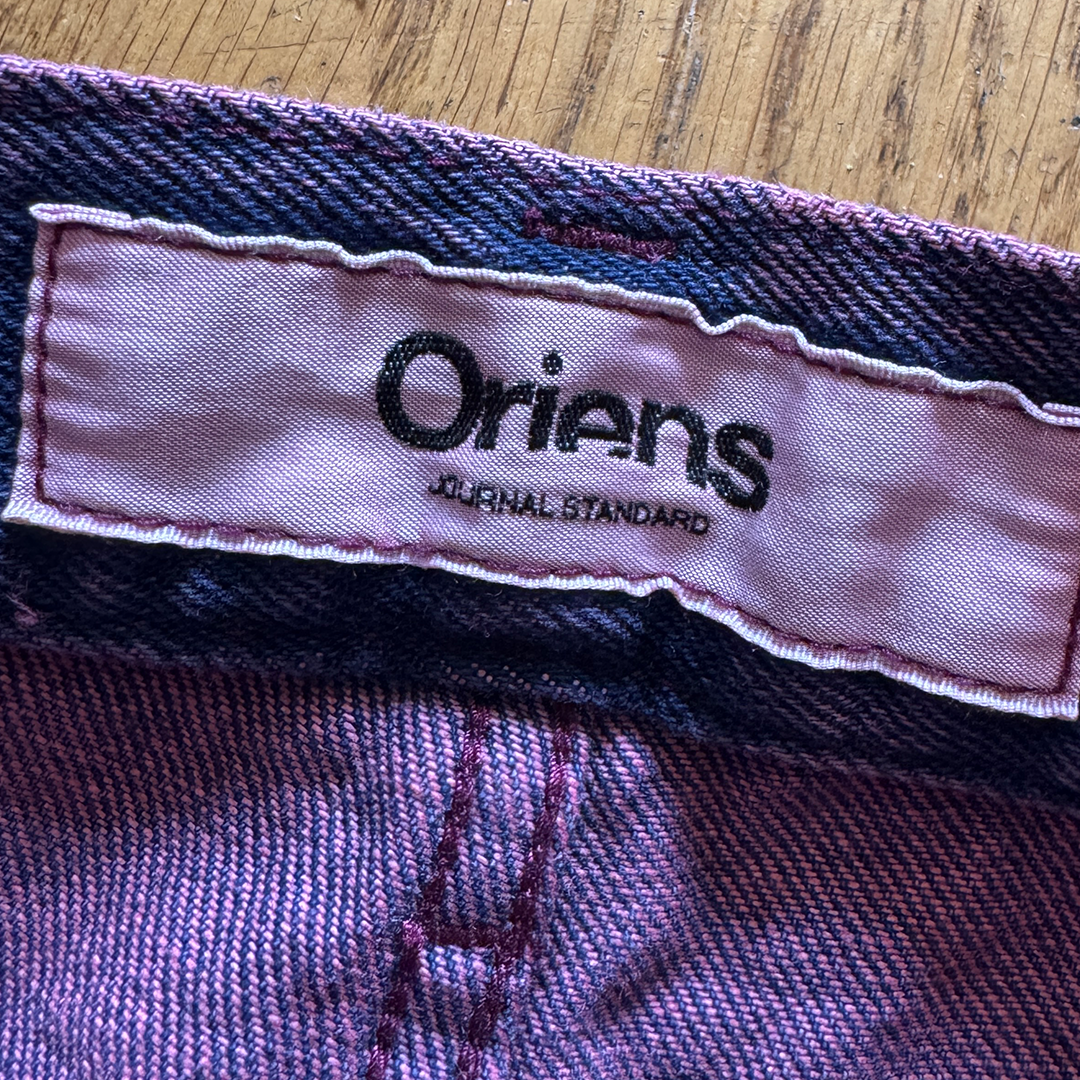 Journal Standard Pink and Blue Denim Pants (S)