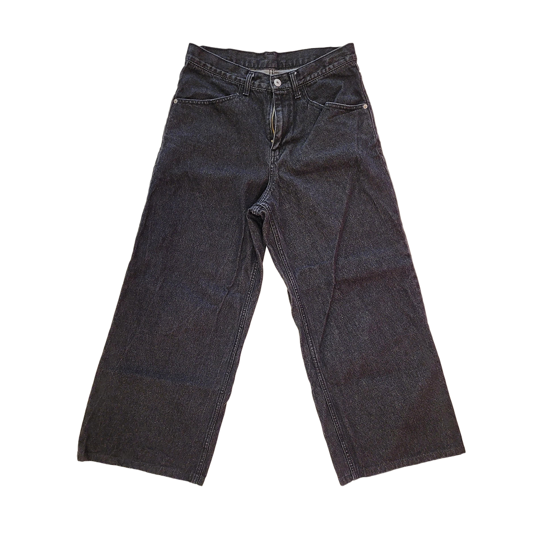 JUNRED Black Baggy Pants (M)