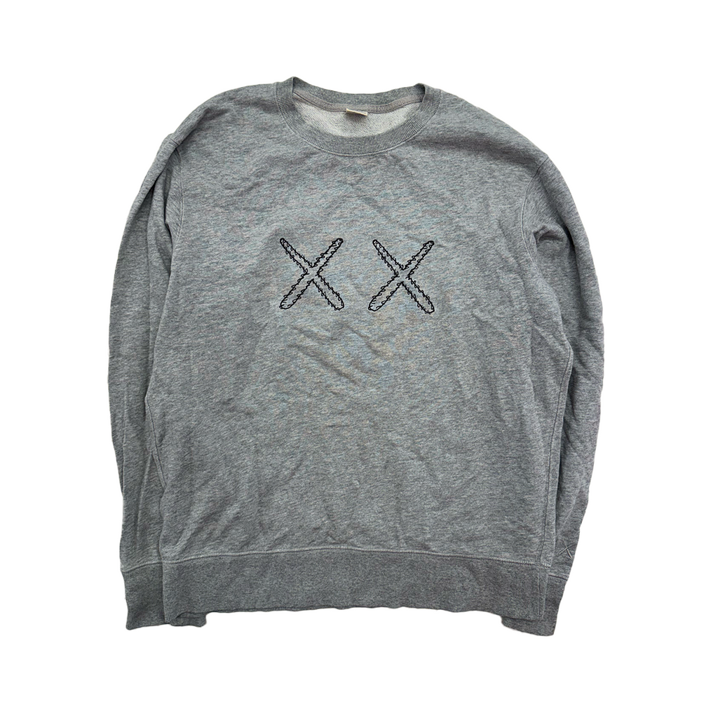 Kaws x Uniqlo Sesame Street Grey Sweater (M)