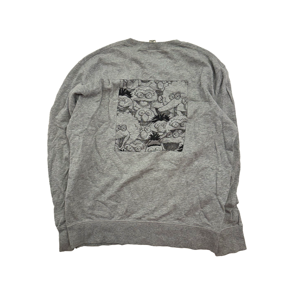 Kaws x Uniqlo Sesame Street Grey Sweater (M)