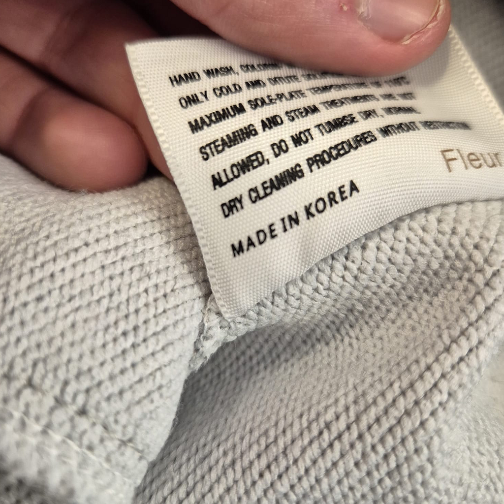 Coln Korean Style Grey Sweat Pants (F)