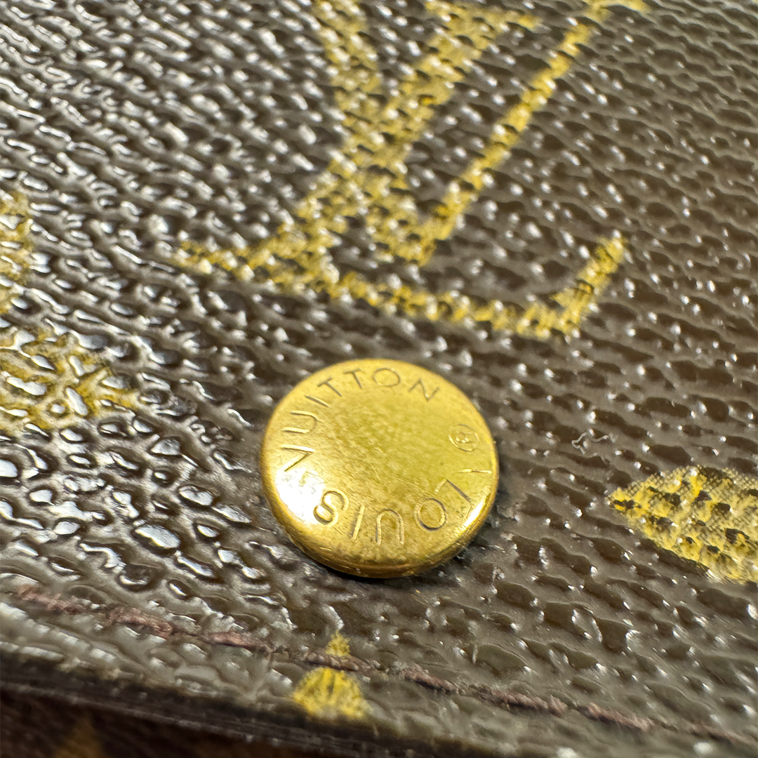 Louis Vuitton Porte Monnaie Zip Monogram Bifold Wallet