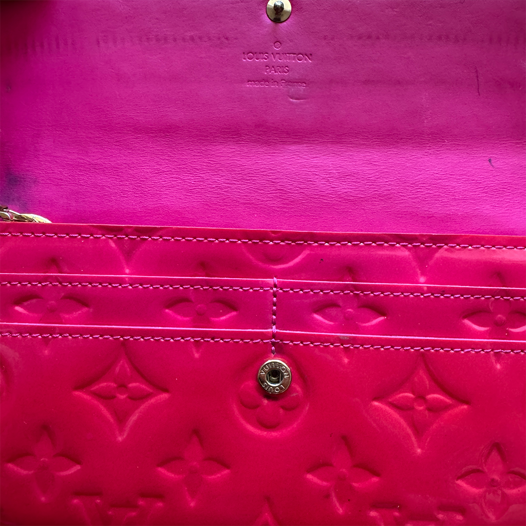 Louis Vuitton Vernis Pink Wallet