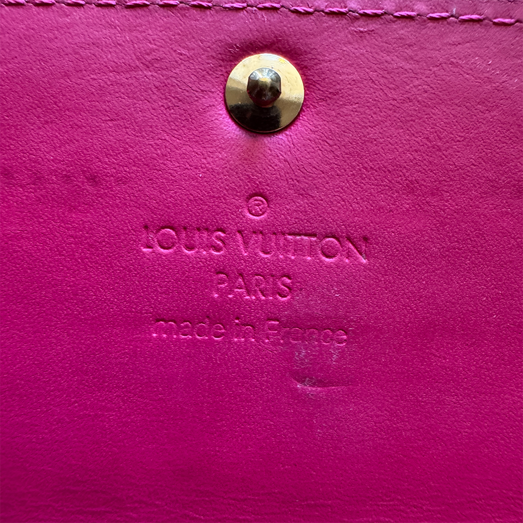 Louis Vuitton Vernis Pink Wallet