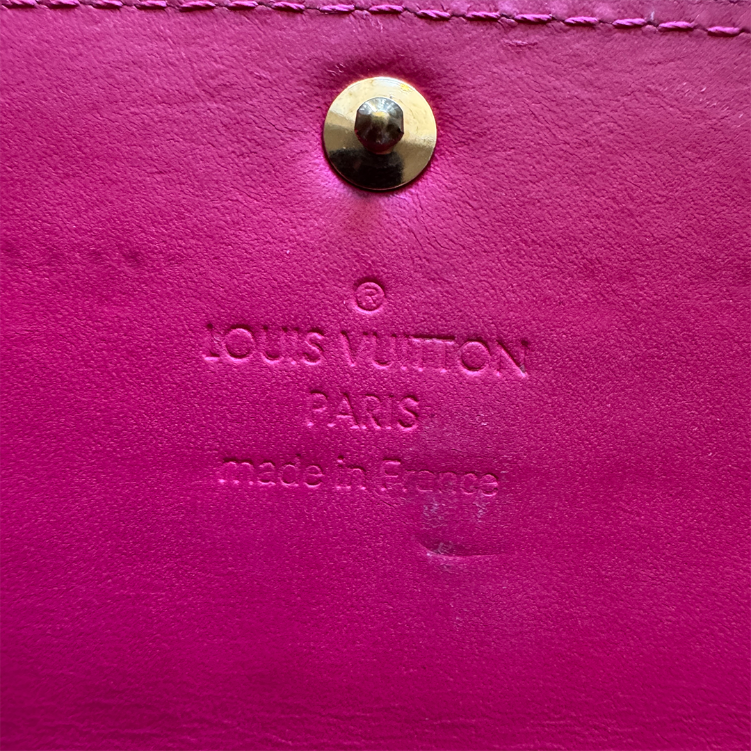 Louis Vuitton Vernis Pink Wallet