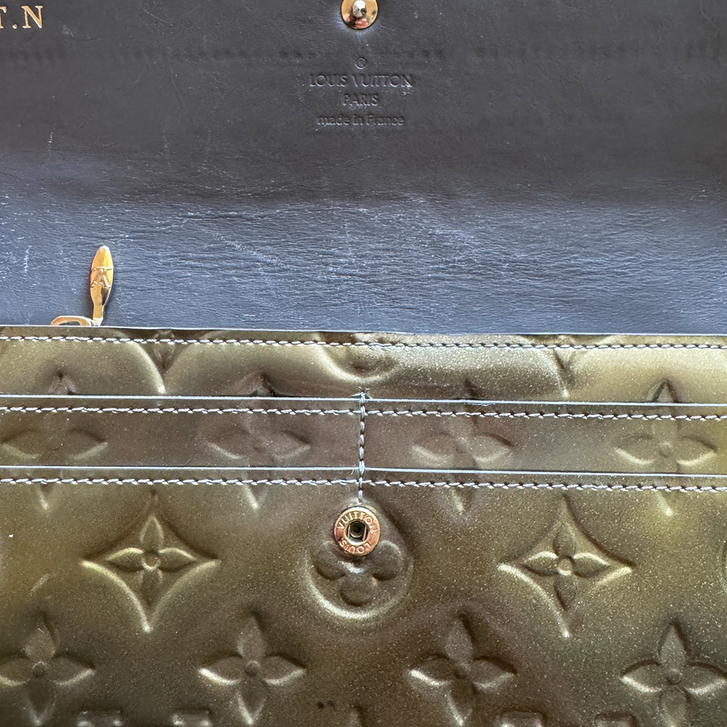 Louis Vuitton Vernis Gold Wallet