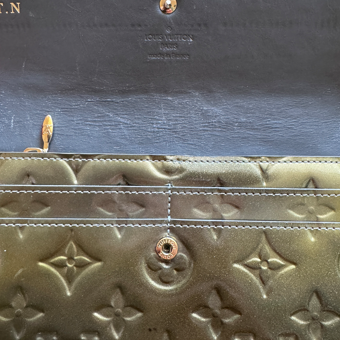 Louis Vuitton Vernis Gold Wallet