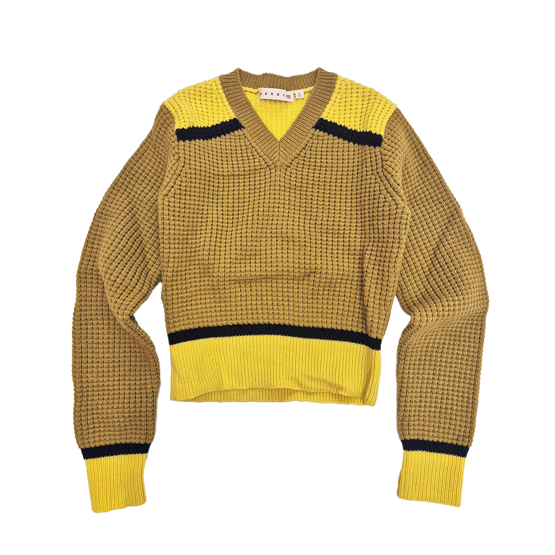 Marni x Uniqlo Popcorn Waffle Knit Top (M)