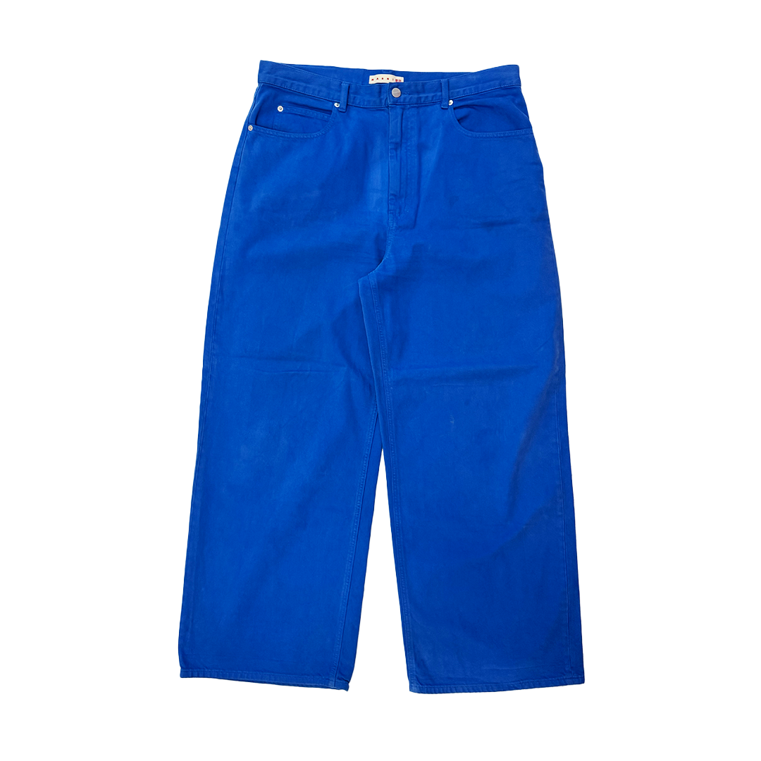 Marni x Uniqlo Baggy Wide Blue Pants (32x31)