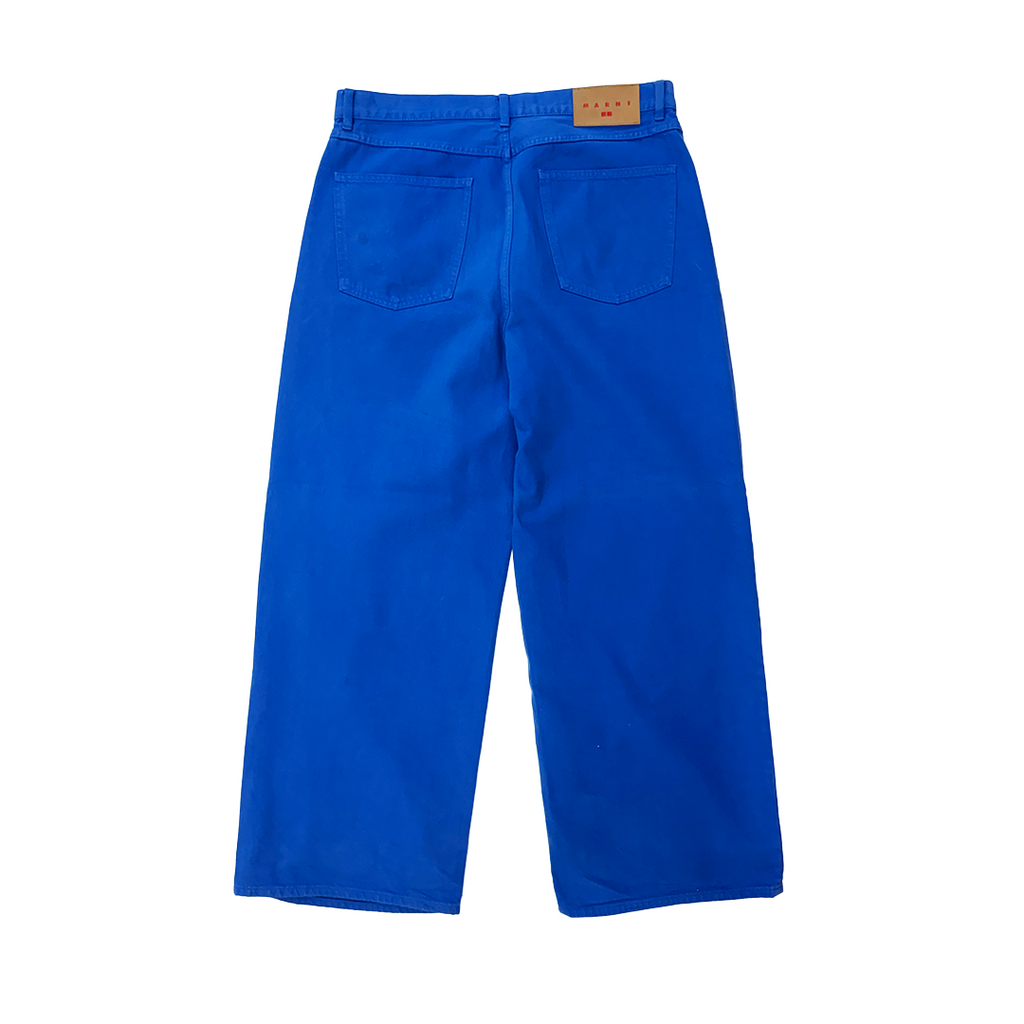 Marni x Uniqlo Baggy Wide Blue Pants (32x31)