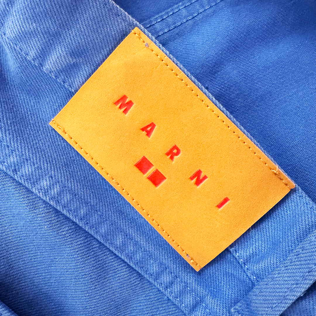 Marni x Uniqlo Baggy Wide Blue Pants (32x31)