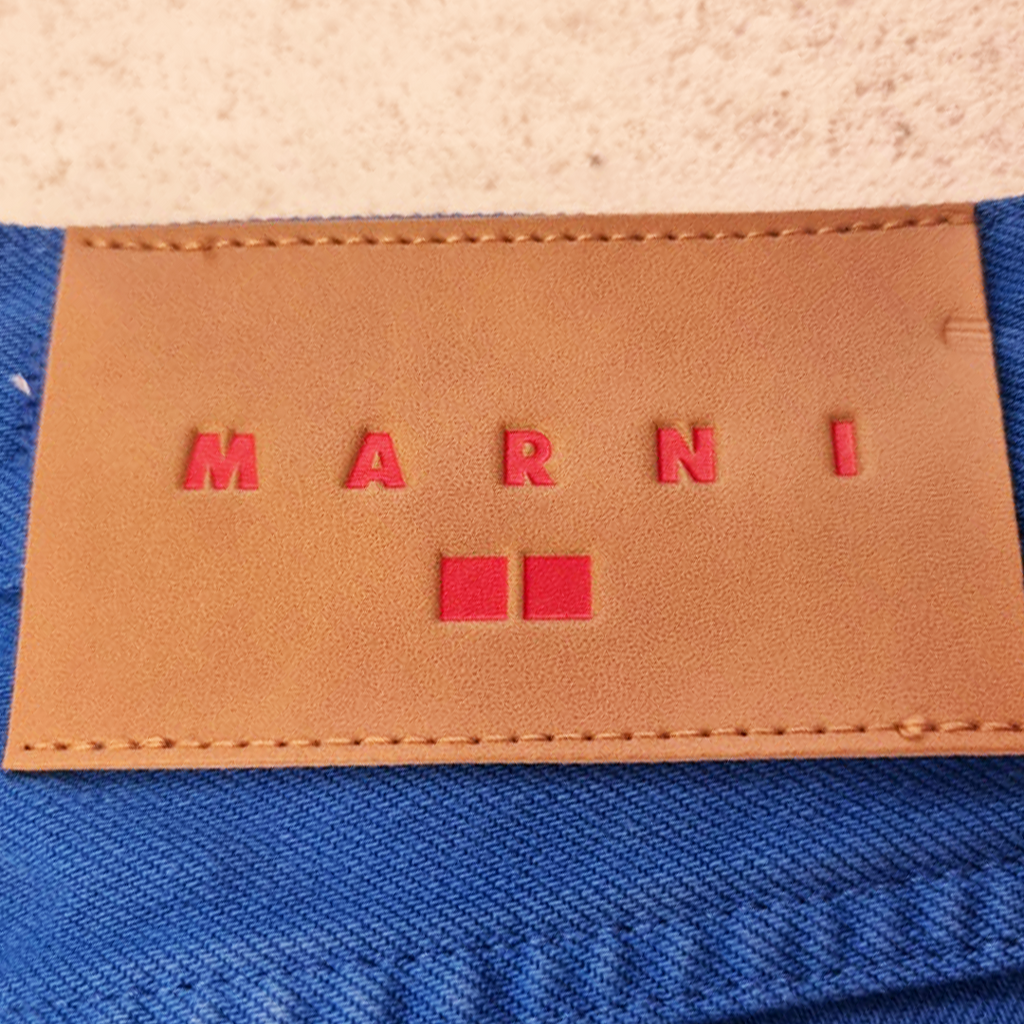 Marni x Uniqlo Baggy Blue Wide Pants (XS)