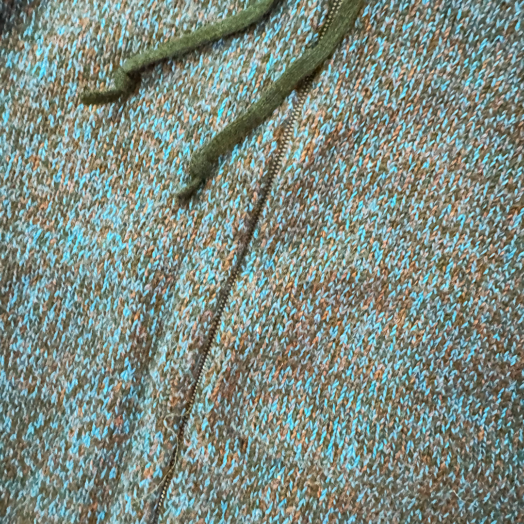 Marni x Uniqlo Blue Knit Zip Hoodie (S)